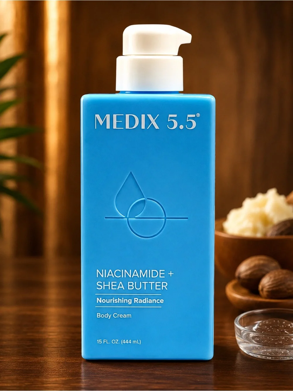 Medix 5.5 Niacinamide + Shea Butter Nourishing Radiance Body Cream 15 oz